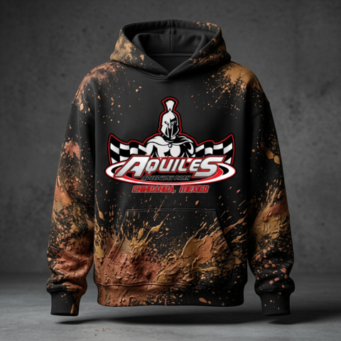 Sudadera Aquiles Speedway Park "Noche de Arcilla"